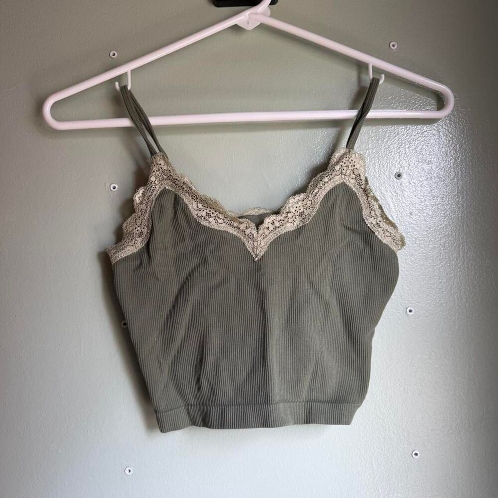Wild-fable Women's Green and Khaki Vest